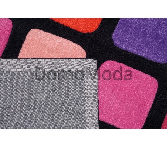 Акриловий килим FANTASIA 90819, Black/Purple - Висока якість за найкращою ціною в Україні зображення 2.